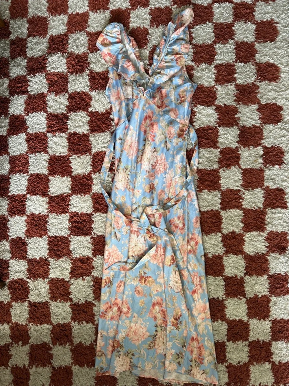 Revolve Jacinta Dress in Sky - Picture 3 of 5